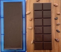 %100 KAKAO ŞEKERSİZ BİTTER ÇİKOLATA KUVERTÜRÜ 500GR