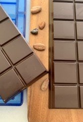 %100 KAKAO ŞEKERSİZ BİTTER ÇİKOLATA KUVERTÜRÜ 500GR