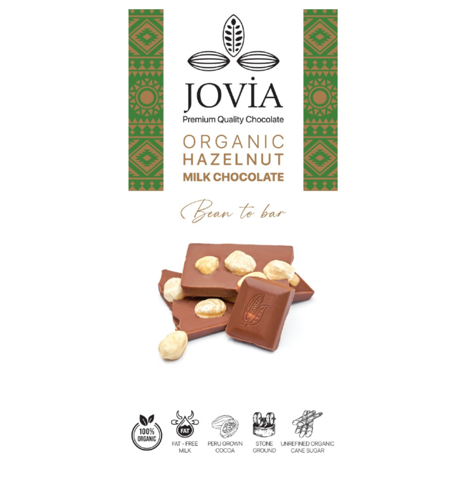 ORGANİK ÇİKOLATA-SÜTLÜ FINDIKLI 85 GR