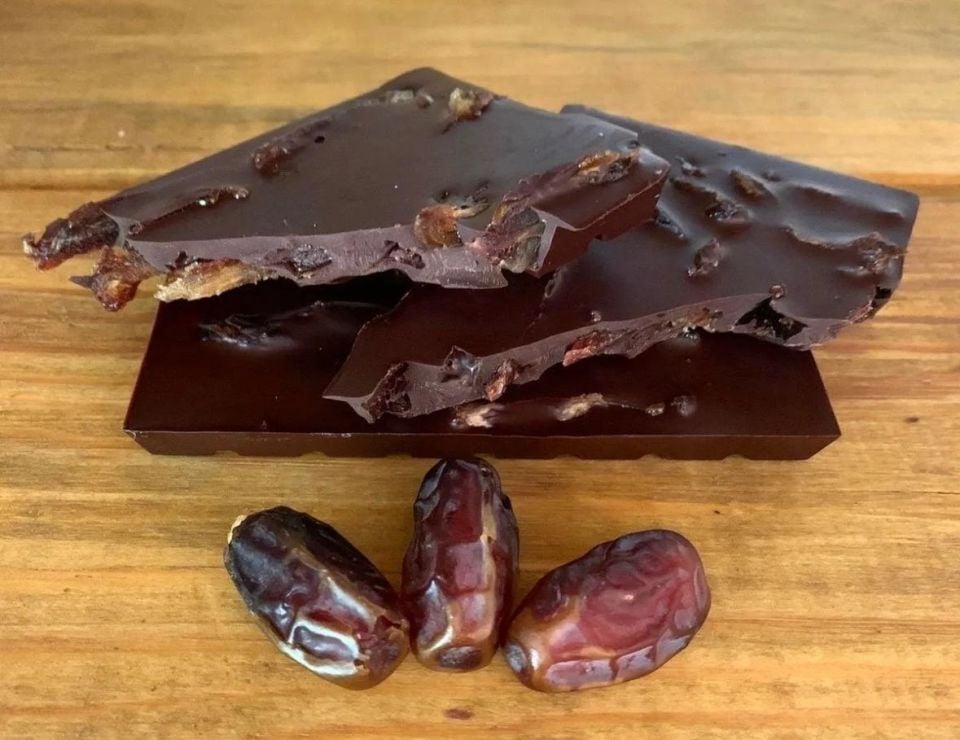 ORGANİK ÇİKOLATA-%100 BİTTER HURMALI