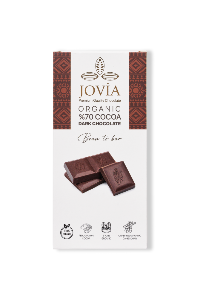 ORGANİK ÇİKOLATA-%70 BİTTER SADE