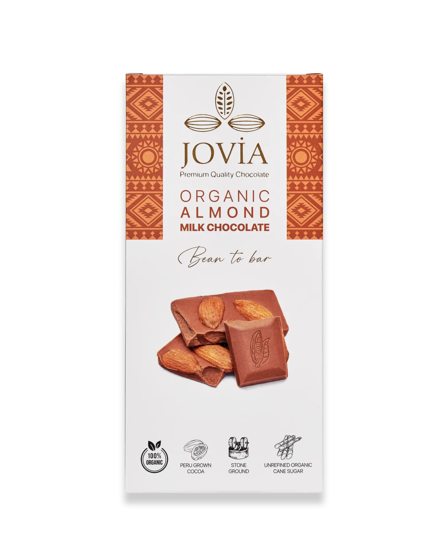 ORGANİK ÇİKOLATA-SÜTLÜ BADEMLİ