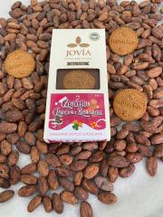 ORGANİK ÇİKOLATA-SÜTLÜ ZENCEFİL&TARÇINLI KURABİYELİ