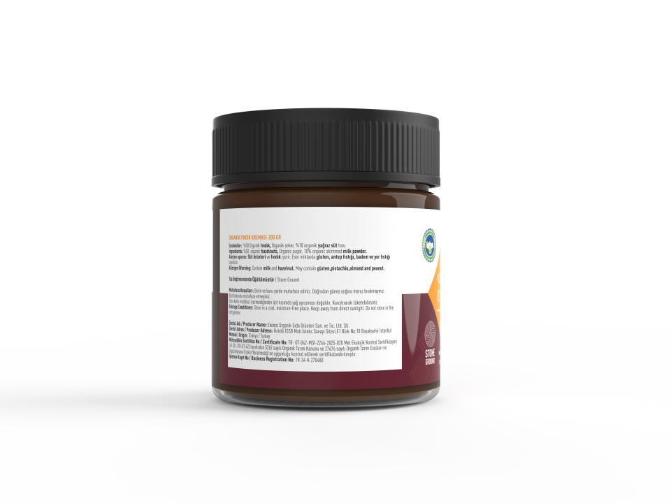 ORGANİK FINDIK KREMASI 200 gr
