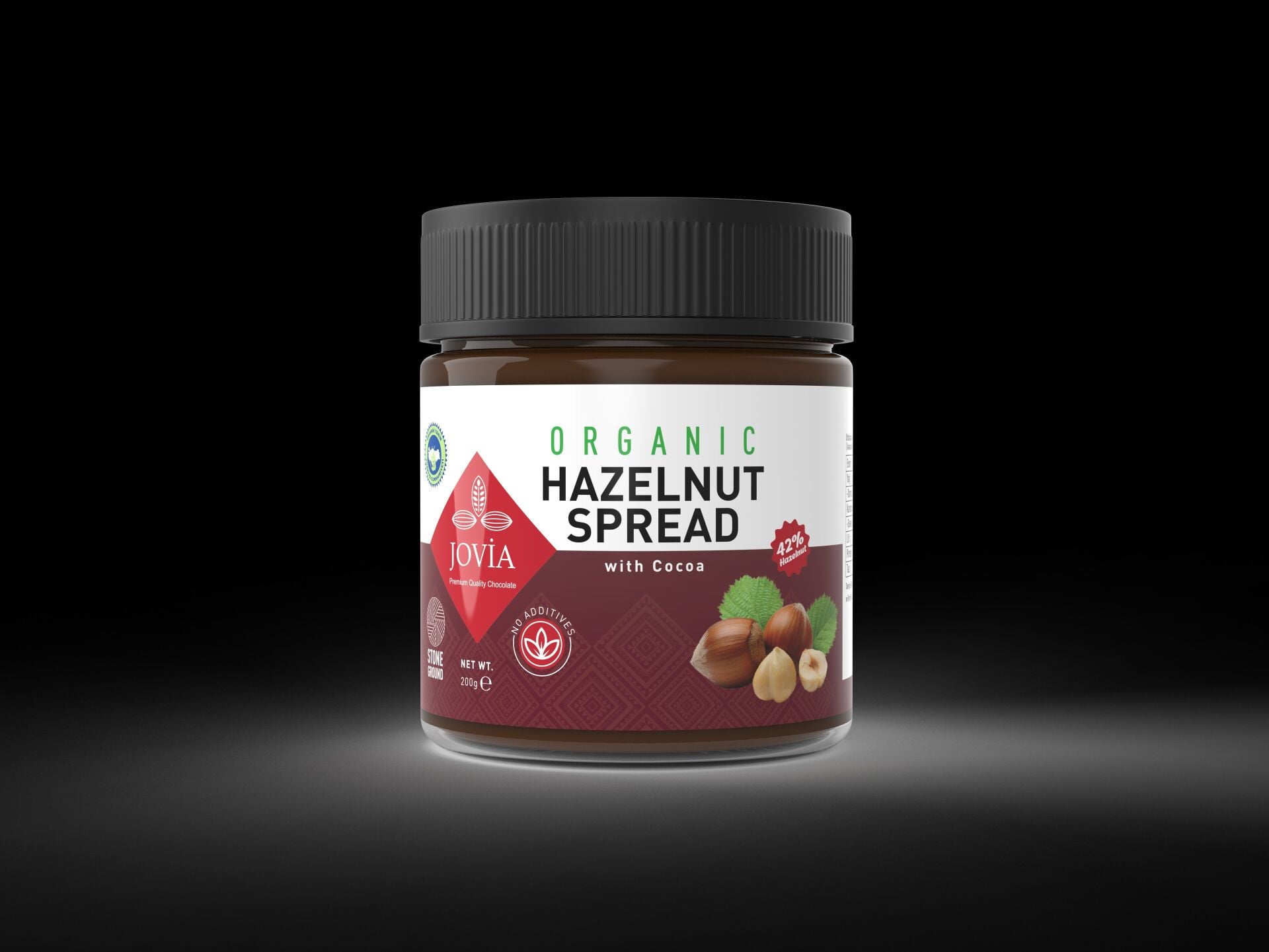 ORGANİK ÇİKOLATALI FINDIK KREMASI 200 gr