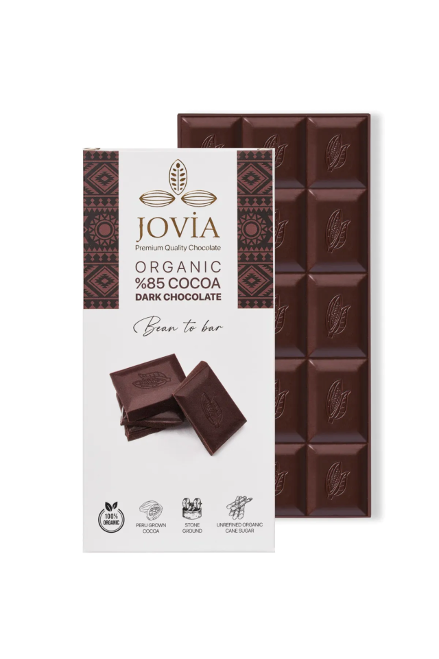 ORGANİK %85 BİTTER ÇİKOLATA 85 GR