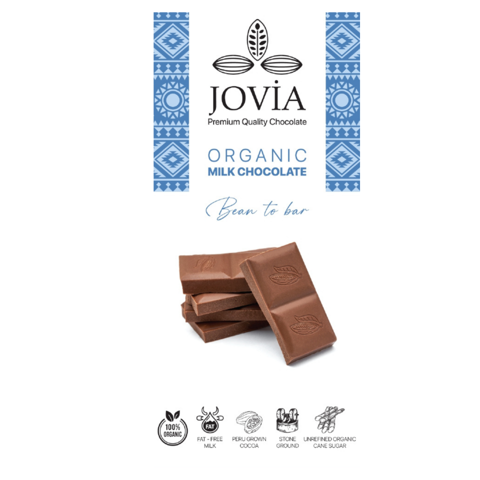 Jovia Organik Ekstra Sütlü Çikolata 85 GR