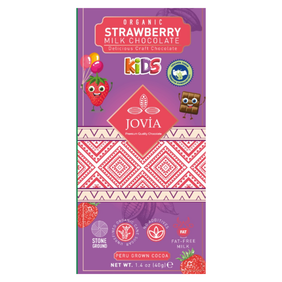 Çilekli Çikolata Kids 40 Gr 3'lü Avantajlı Paket