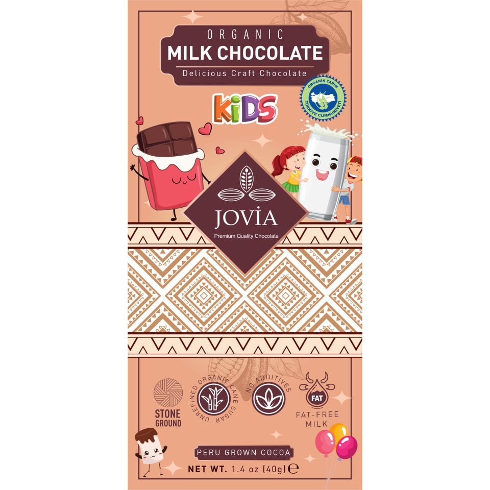 Organik Sütlü Çikolata (Çocuk) 40 gr