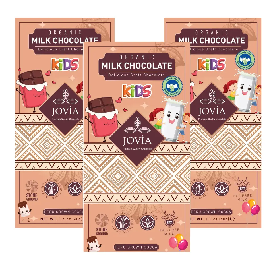 Sütlü Çikolata Kids 40 Gr 3'lü Avantajlı Paket